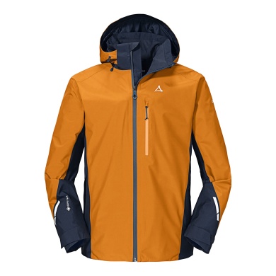 Schöffel Trekking-Hiking Jacket Kreuzjoch Gore-Tex (wind and waterproof) orange Men